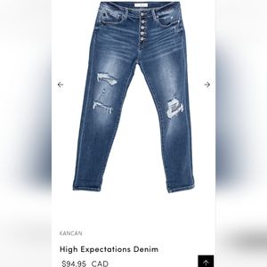 Euc kancan jeans super soft and stretchy